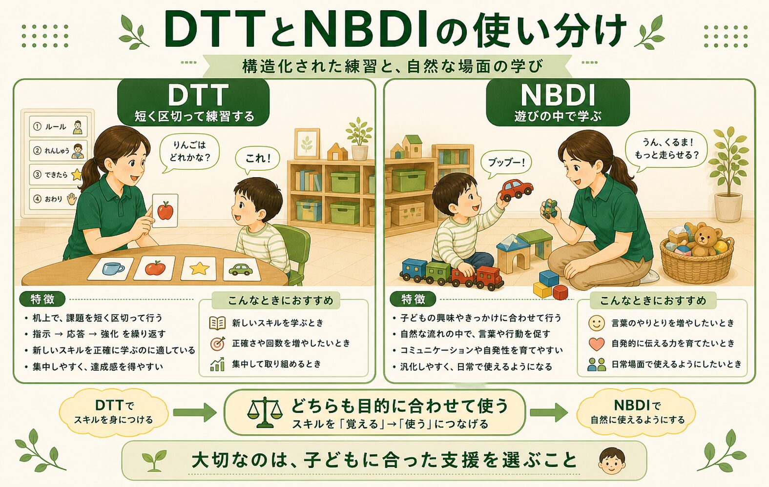 DTTとNBDIの使い分け
